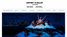What Joffrey.com website looked like in 2018 (5 years ago)