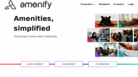 What Joinamenify.com website looked like in 2018 (6 years ago)