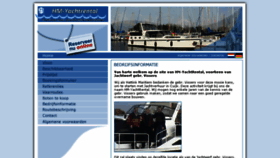 What Jachtchartervissers.nl website looked like in 2018 (6 years ago)
