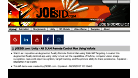 What Joesid.com website looked like in 2018 (5 years ago)