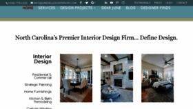 What Junedelugasinteriors.com website looked like in 2018 (6 years ago)