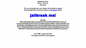 What Jailbreak.me website looked like in 2018 (5 years ago)