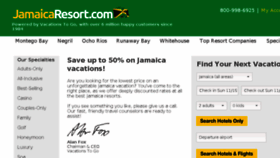 What Jamaicaresort.com website looked like in 2018 (5 years ago)
