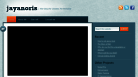 What Jayanoris.com website looked like in 2018 (5 years ago)