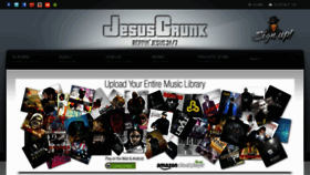 What Jesuscrunk.com website looked like in 2018 (5 years ago)