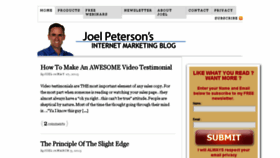 What Joelsnews.com website looked like in 2018 (5 years ago)