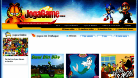 What Jogagame.com.br website looked like in 2018 (5 years ago)