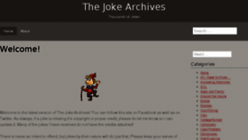 What Joke-archives.com website looked like in 2018 (5 years ago)