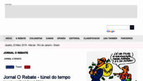 What Jornalorebate.com.br website looked like in 2018 (8 years ago)