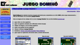 What Juegodomino.com website looked like in 2018 (5 years ago)