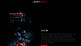 What Justbet.com website looked like in 2018 (5 years ago)