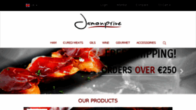 What Jamonprive.co.uk website looked like in 2018 (5 years ago)