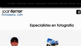 What Joanferrerfotografia.com website looked like in 2018 (5 years ago)