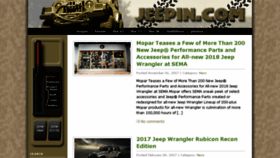 What Jeepin.com website looked like in 2018 (5 years ago)
