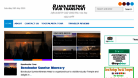 What Javaheritagetour.com website looked like in 2018 (5 years ago)