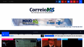 What Jornalcorreioms.com website looked like in 2018 (5 years ago)