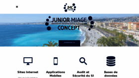 What Juniormiageconcept.com website looked like in 2018 (5 years ago)
