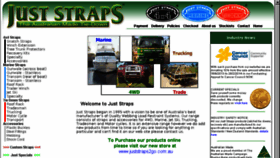 What Juststraps.com.au website looked like in 2018 (5 years ago)