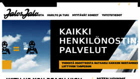 What Jalojalo.fi website looked like in 2018 (5 years ago)