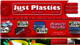 What Justplastics.co.za website looked like in 2018 (5 years ago)