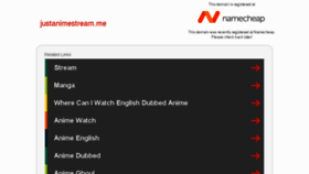 What Justanimestream.net website looked like in 2018 (5 years ago)