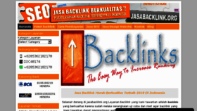 What Jasabacklink.org website looked like in 2018 (5 years ago)