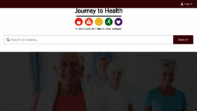 What Journeytohealth.coursestorm.com website looked like in 2018 (5 years ago)