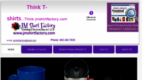 What Jmshirtfactory.com website looked like in 2018 (5 years ago)