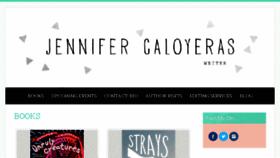What Jennifercaloyeras.com website looked like in 2018 (6 years ago)