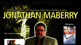 What Jonathanmaberry.com website looked like in 2018 (5 years ago)