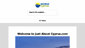What Justaboutcyprus.com website looked like in 2018 (5 years ago)