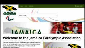 What Jamaicaparalympic.com website looked like in 2018 (5 years ago)