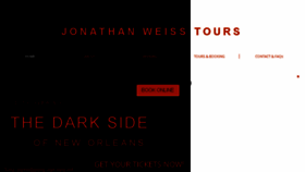 What Jonathanweisstours.com website looked like in 2018 (5 years ago)