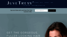 What Juvetress.com website looked like in 2018 (5 years ago)