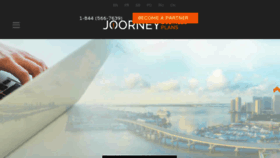 What Joorney.com website looked like in 2018 (5 years ago)