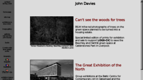 What Johndavies.uk.com website looked like in 2018 (5 years ago)