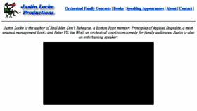 What Justinlocke.com website looked like in 2018 (7 years ago)