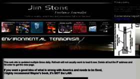 What Jimstone.is website looked like in 2018 (5 years ago)
