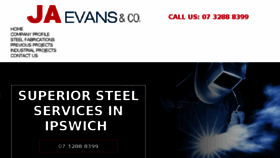 What Jaevans.com.au website looked like in 2018 (5 years ago)