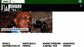 What Justiceaction.org.au website looked like in 2018 (7 years ago)