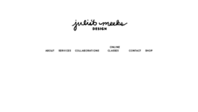 What Julietmeeks.com website looked like in 2018 (5 years ago)