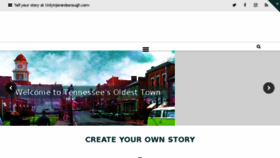 What Jonesborough.com website looked like in 2018 (5 years ago)