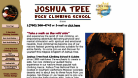 What Joshuatreerockclimbing.com website looked like in 2018 (5 years ago)
