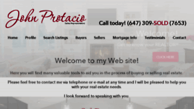 What Johnprotacio.com website looked like in 2018 (5 years ago)