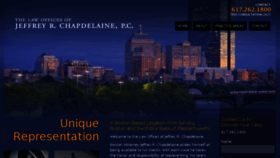 What Jeffchaplaw.com website looked like in 2018 (5 years ago)