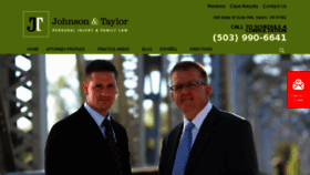 What Johnsontaylorlaw.com website looked like in 2018 (5 years ago)