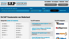 What Jouwsapvacature.nl website looked like in 2018 (5 years ago)