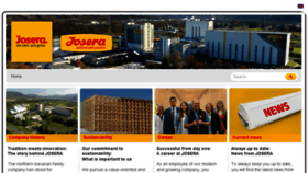 What Josera.com website looked like in 2018 (7 years ago)
