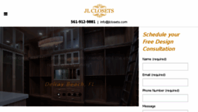 What Jlclosets.com website looked like in 2018 (5 years ago)