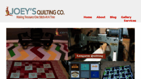 What Joeysquiltingco.com website looked like in 2018 (5 years ago)